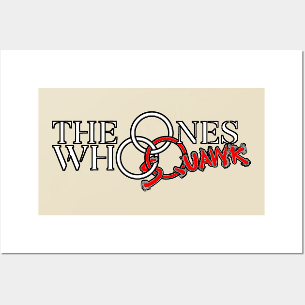 The Ones Who Live LOGO Wall Art by SQUAWKING DEAD